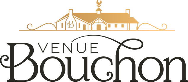 black and gold venue bouchon logo